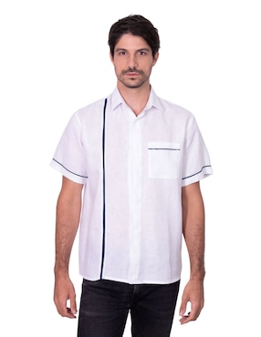 Guayabera Manga Corta Pineda Covalin Para Hombre