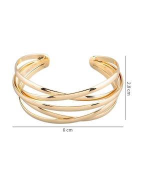 Brazalete Wünd con acabado brillante