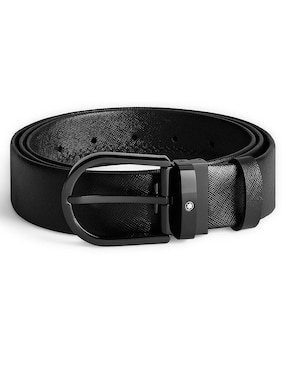 Cinturón Montblanc de piel para hombre