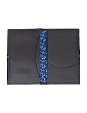Tarjetero Pineda Covalin de piel Colibrí para hombre