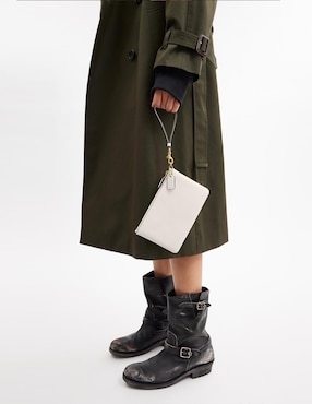 Bolsa wristlet Coach Small Wristlets de piel para mujer
