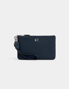 Bolsa Wristlet COACH Small De Piel Para Mujer