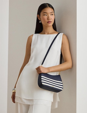 Bolsa Shoulder Lauren Ralph Lauren de piel para mujer
