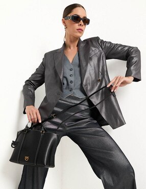 Bolsa satchel Pinko para mujer