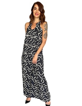 Vestido largo casual J&B para mujer
