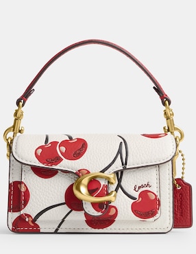 Bolsa Crossbody COACH Tabby 12 Cherry De Piel Mujer