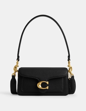 Bolsa shoulder Coach Polished Pebble Leather de piel para mujer
