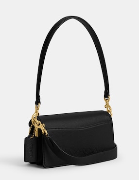 Bolsa shoulder Coach Polished Pebble Leather de piel para mujer
