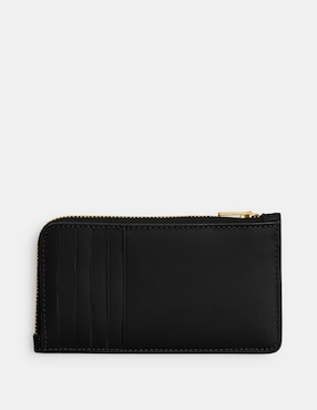 Tarjetero Coach piel Refined Calf Leather para mujer