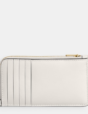 Tarjetero Coach piel Refined Calf Leather para mujer