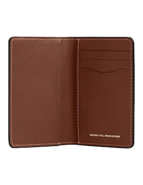 Cartera Coach Natural Grain Leather para hombre