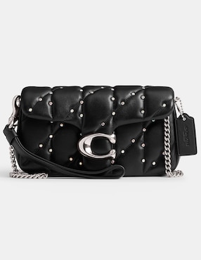 Bolsa Wristlet Coach Crystal Embellishment De Piel Para Mujer