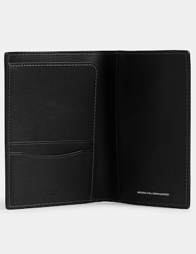 Tarjetero COACH de piel Natural Grain Leather para hombre