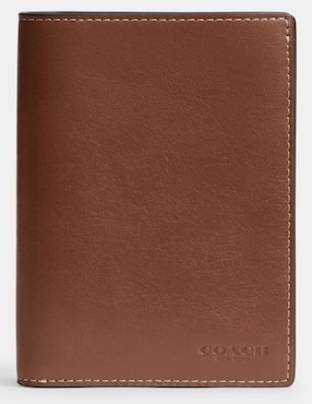 Tarjetero COACH De Piel Natural Grain Leather Para Hombre