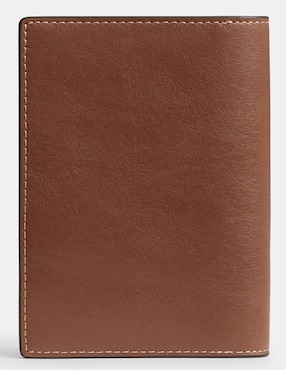 Tarjetero COACH de piel Natural Grain Leather para hombre