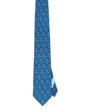 Corbata Pineda Covalin regular de seda estampado gráfico para hombre