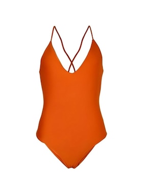 Traje de baño completo j&b "estampado" liso "para mujer"