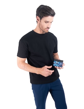 Tarjetero Pineda Covalin vinil Quetzalcóatl para hombre