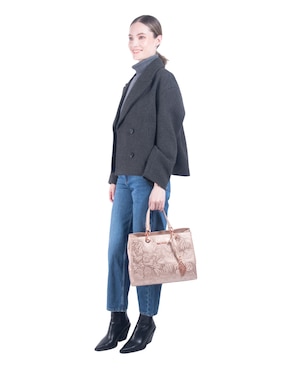 Bolsa satchel Pineda Covalin Mariposa para mujer