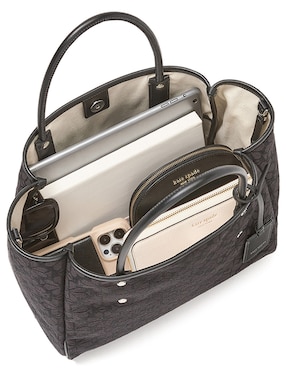 Bolsa tote Kate Spade Flower Jacquard de piel para mujer