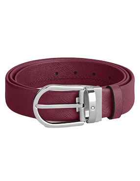 Cinturón Montblanc de piel para hombre