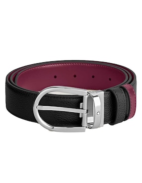 Cinturón Montblanc de piel para hombre
