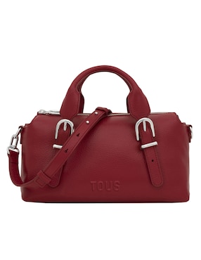 Bolsa Bowler Tous Buckles De Piel Para Mujer