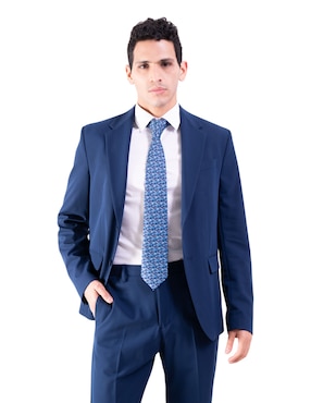 Corbata Pineda Covalin regular de seda estampada para hombre
