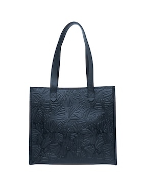 Bolsa tote Pineda Covalin Grabado Mariposa de piel para mujer