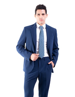 Corbata Pineda Covalin regular de seda estampada para hombre