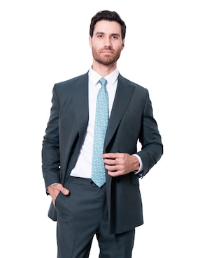 Corbata Pineda Covalin regular de seda estampada para hombre