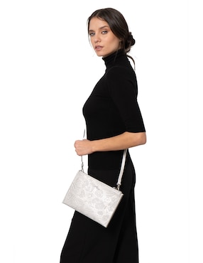 Bolsa crossbody Pineda Covalin Grabado Mariposa para mujer