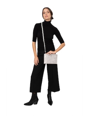 Bolsa crossbody Pineda Covalin Grabado Mariposa para mujer