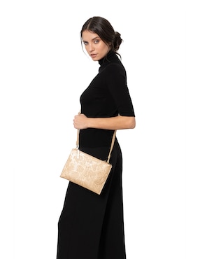 Bolsa crossbody Pineda Covalin Grabado Mariposa para mujer