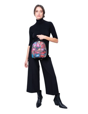 Backpack Pineda Covalin Mariposa Bordada para mujer