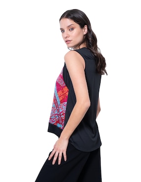 Blusa Pineda Covalin sin manga para mujer