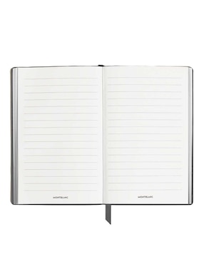 Cuaderno con funda Montblanc hoja a rayas