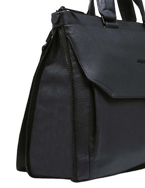 Bolsa flap Piquadro de piel para mujer