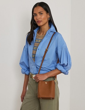 Bolsa hobo Lauren Ralph Lauren Reese de piel para mujer