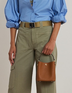 Bolsa hobo Lauren Ralph Lauren Reese de piel para mujer