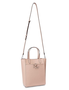 Bolsa shopper Lauren Ralph Lauren de piel para mujer