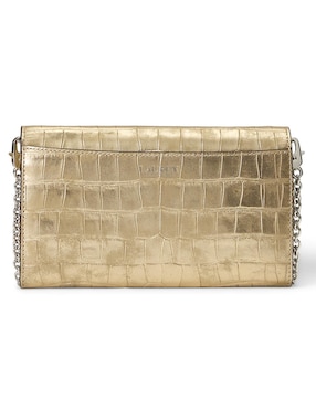 Bolsa clutch Lauren Ralph Lauren de piel para mujer