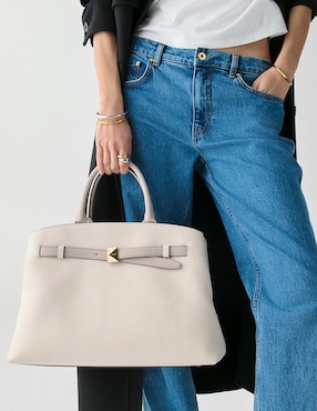 Bolsa tote Kate Spade Deco Nagato Edo Tensei de cuero para mujer
