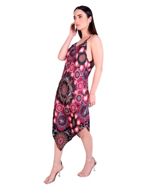 Vestido largo formal Pineda Covalin Colibrí para mujer