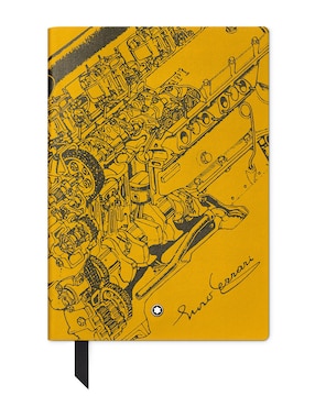 Imagen de producto Cuaderno con funda Montblanc Ferrari a rayas
