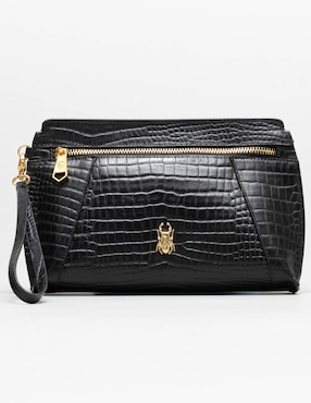 Bolsa wristlet Avorigen Mantis Hand de piel para mujer