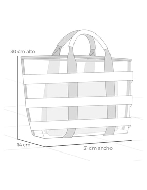 Bolsa shopper Prada para mujer
