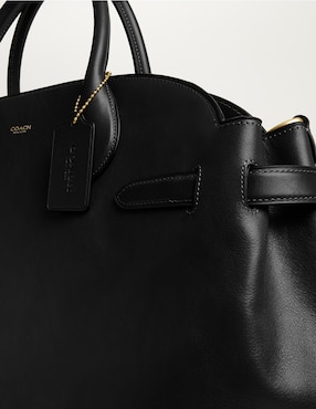 Bolsa carry all Coach Natural Grain Leather de piel para mujer