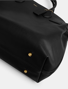 Bolsa carry all Coach Natural Grain Leather de piel para mujer