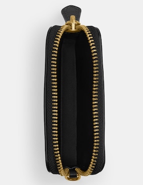 Tarjetero Coach de piel Essential Chain para mujer